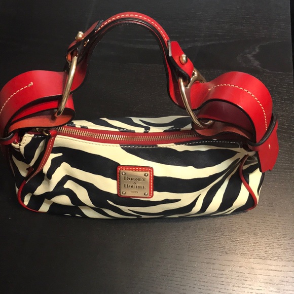 🎉 HP 🎉 Dooney & Bourke Large Zebra Hobo Bag - Picture 8 of 10
